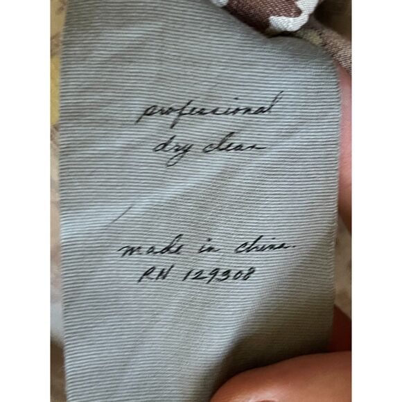 Raquel Allerga Silk Anais Leopard Print Pocket Midi Dress Women's Size 0 - Picture 6 of 11